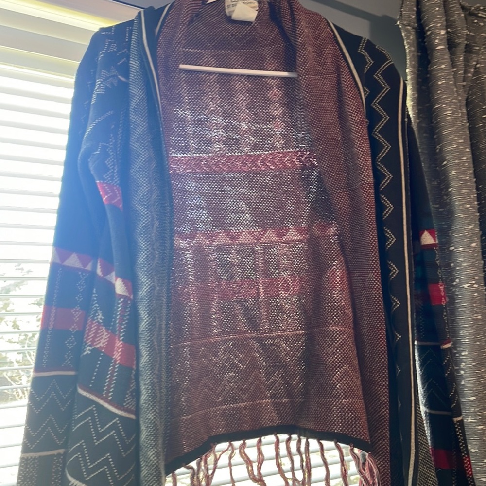 Aztec cardigan sweater